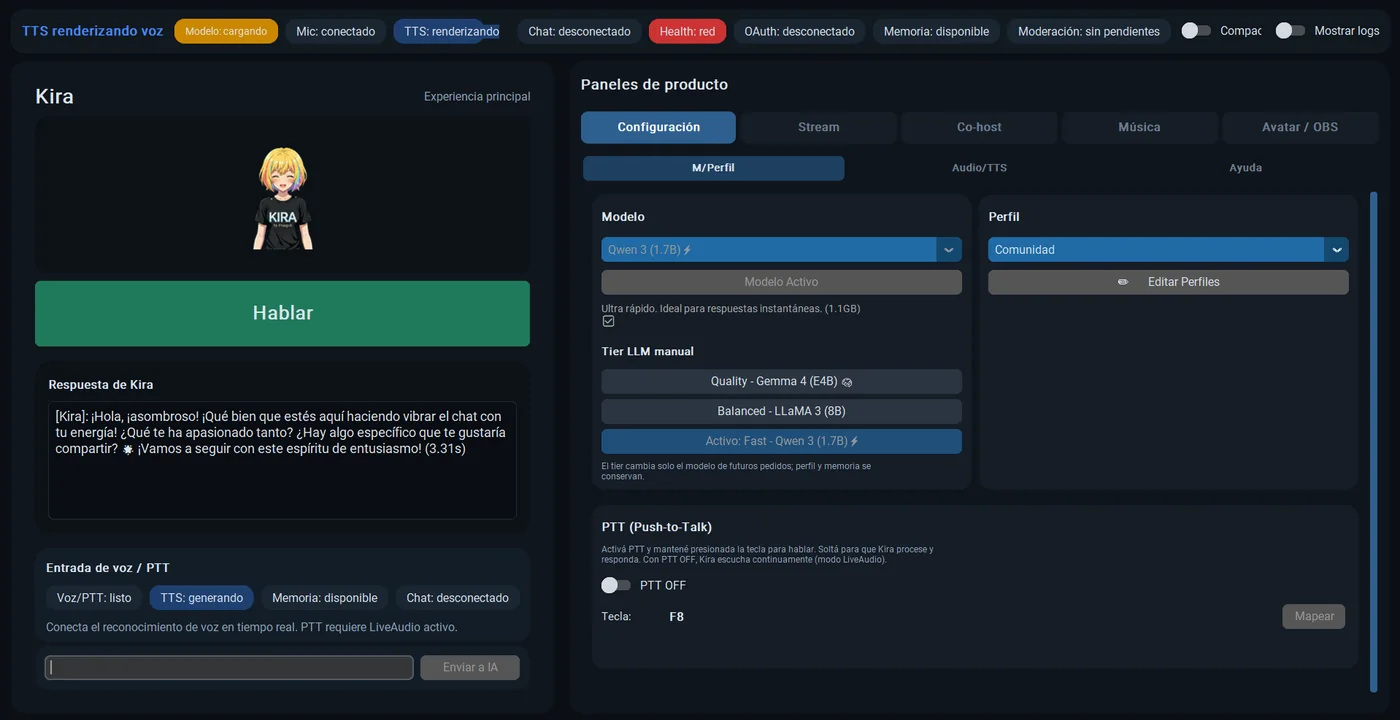 OpenCohost Kira live demo on YouTube